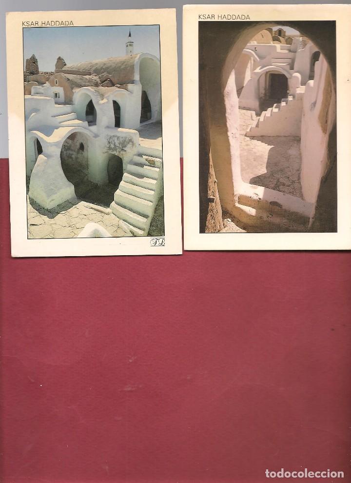 Cartes Postales: 2 POSTAL color KSAR HADDADA TUNEZ, sin escribir