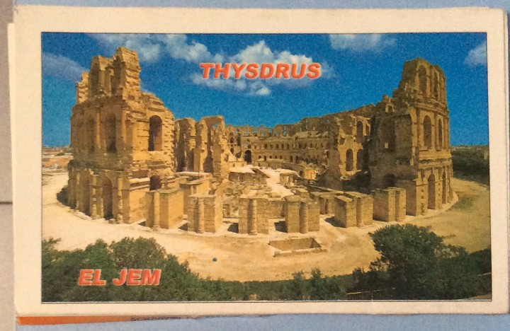 Cartes Postales: TIRA DE DIEZ FOTOS DE RECUERDO DE THYSDRUS-EL JEM, TUNEZ EDIT. . CONCORDE