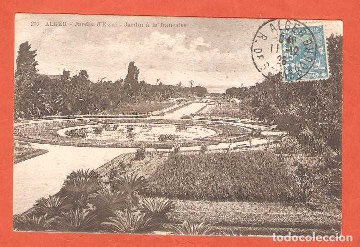 Postais: POSTAL ANTIGUA - ARGELIA - JARDIN D'ESSAI - CIRCULADA - VER FOTO DE REVERSO