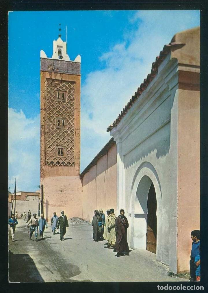 Postales: Marruecos. *Mezquita t&iacute;pica* Ed. Vista-Crom n&ordm; 7. Circulada 1973.