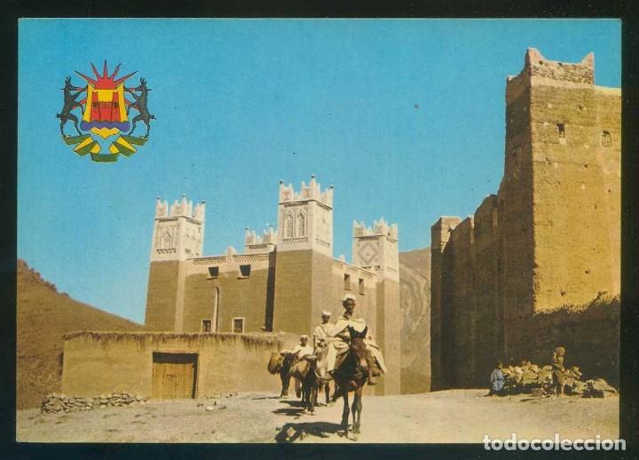 Postales: Marruecos. *Vall&eacute;e des mille kasbshs tou au long du Dad&egrave;s...* Ed. Jeff n&ordm; 420A. Circulada 1990.