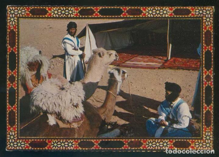 Postales: Marruecos. *La caravane au repos* Ed. Teber ref. n&ordm; 10028. Nueva.