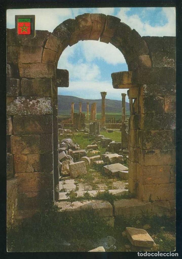 Cartoline: Marruecos. Volubilis. *Arco y Ruinas* Ed. Fisa n&ordm; 7. Nueva.