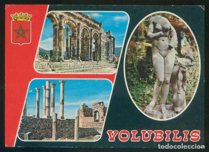 Cartoline: Marruecos. Volubilis. Ed. Ismail n&ordm; 1223. Nueva.