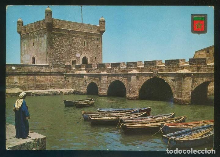 Cartoline: Marruecos. Essaouira. *Muralla y antigua d&aacute;rsena* Ed. Fisa n&ordm; 2. Nueva. .