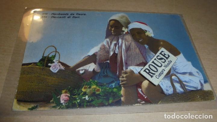 Postkarten: 668 - MARCHANDS DE FLEURS - 14X9 CM.