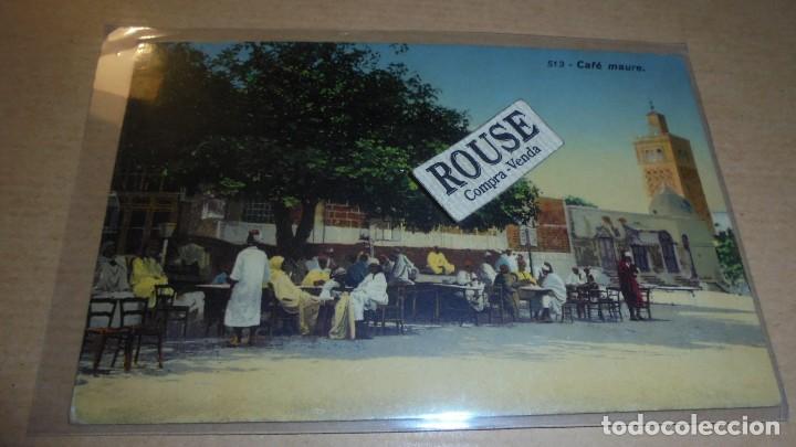 Cartes Postales: 513 - CAF&Eacute; MAURE - 14X9 CM. EDT. LEHNERT & LANDROCK