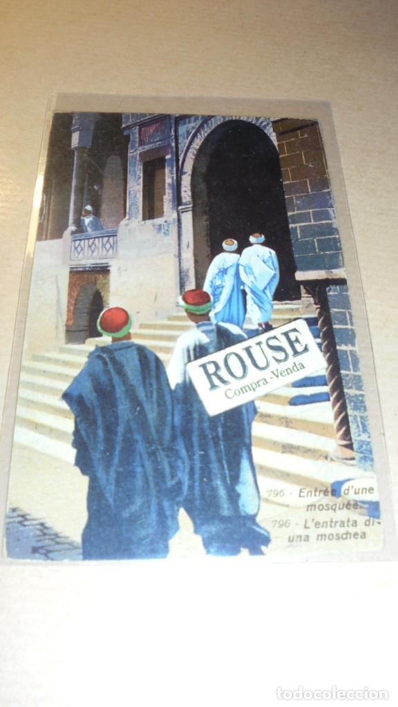 Postais: 796 - ENTR&Eacute; D'UNE MOSQUE&Eacute; - 14X9 CM.