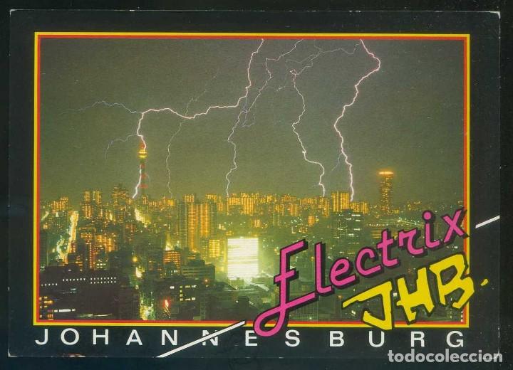 Postais: Sud&aacute;frica. Johannesburg *Summertime...* Circulada, Airport Jan Smutslughawe 25-IV-1991.