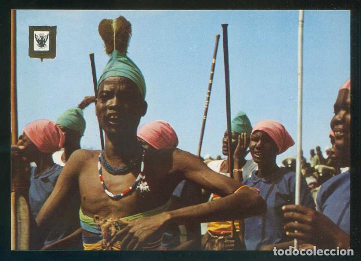Cartes Postales: Sud&aacute;n. *A dance from the Southern Sudan* Nilo Distr. n&ordm; 12B. Nueva.