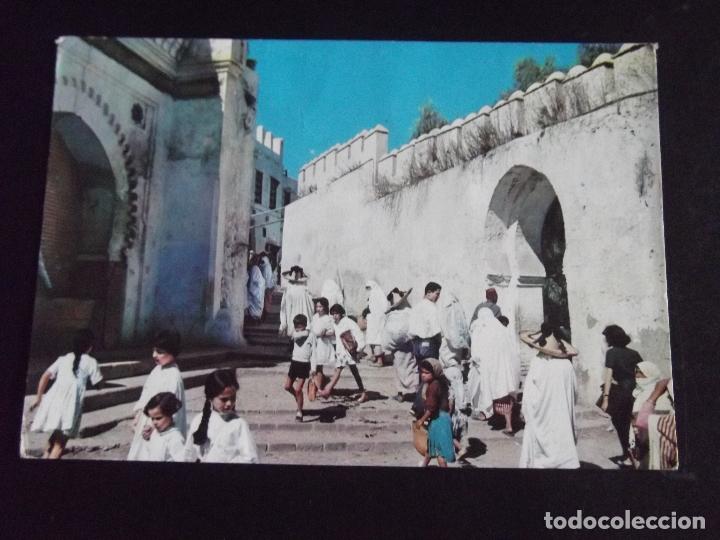 Postais: AFRICA-V45-MARRUECOS-TETUAN-N&ordm;5-BAB EL OKLA-ESCRITA