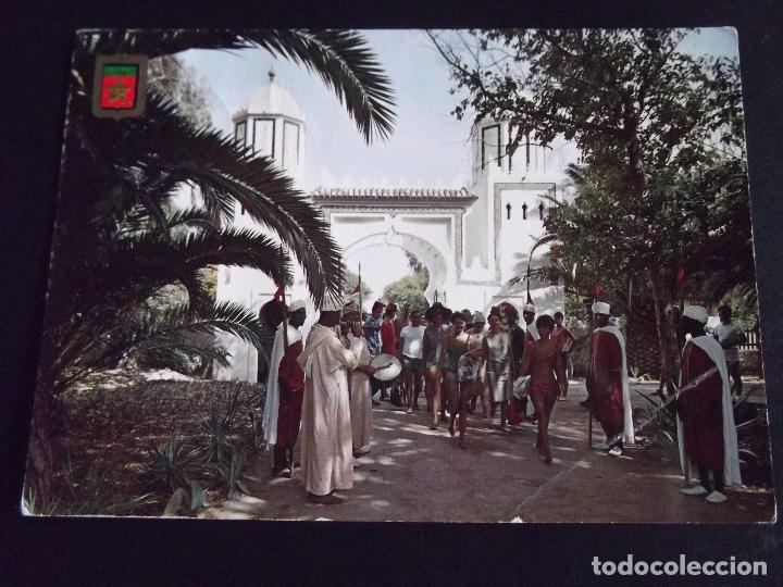 Postais: AFRICA-V45-MARRUECOS-N&ordm;34-ESCRITA-TANGER-CLUB EUROPEO DE TURISMO MALABATA