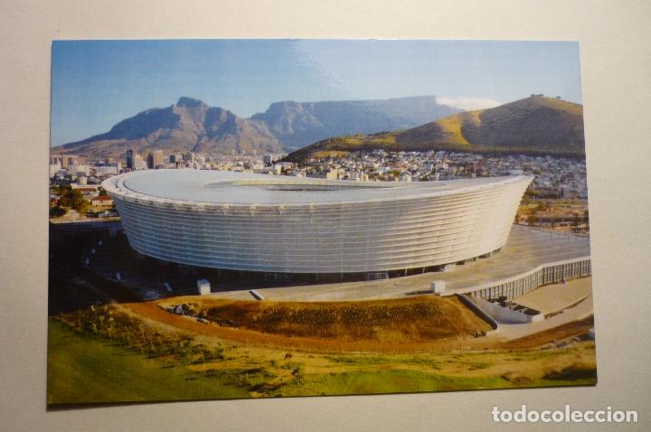 Postais: postal ciudad del cabo -futbol estadio green point stadium