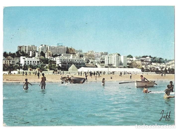Cartes Postales: TANGER.- N&ordm; 7030B, LA PLAGE ET VUE SU LA VILLE. LA PLAYA Y VISTA DE LA CIUDAD- MARRUECOS