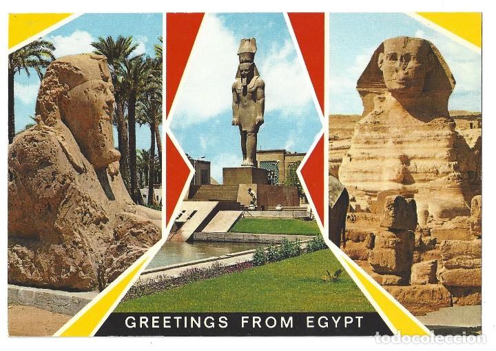 Cartes Postales: GREETINGS FROM EGYPT.- N&ordm; 318, SOUVENIR D'EGYPTE. RECUERDO DE EGIPTO- SIN CIRCULAR. A&Ntilde;OS 70