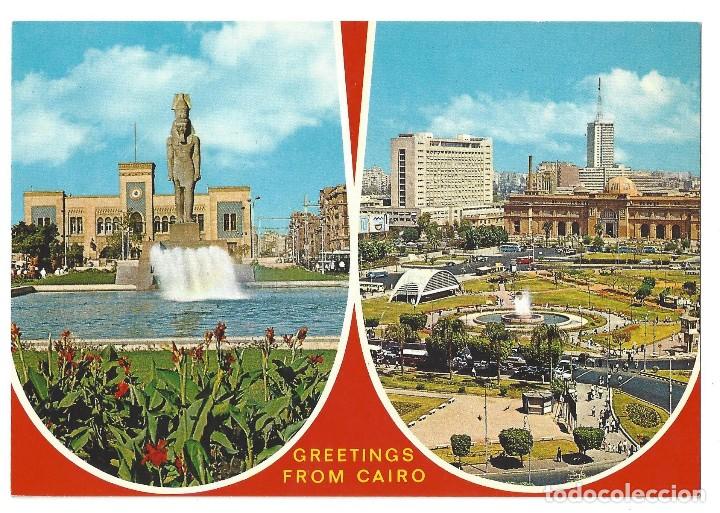 Cartes Postales: GREETINGS FROM CAIRO.- N&ordm; 319, SOUVENIR D'EGYPTE. RECUERDO DE EGIPTO- SIN CIRCULAR. A&Ntilde;OS 70