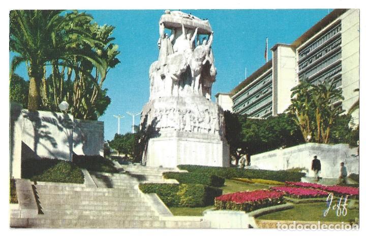 Cartes Postales: ALGER.- N&ordm; 1019, MONUMENT AUX MORTS, ED. JEFAL. ARGELIA- A&Ntilde;OS 60