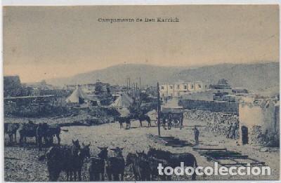 Postales: POSTAL DE MARRUECOS. CAMPAMENTO DE BEN KARRICH   P-AFyMA-668
