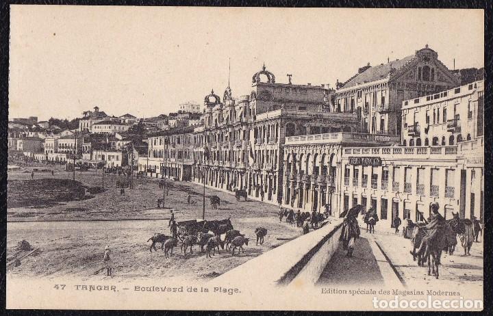 Postales: POSTALES - TANGER. BOULEVARD DE LA PLAGE.