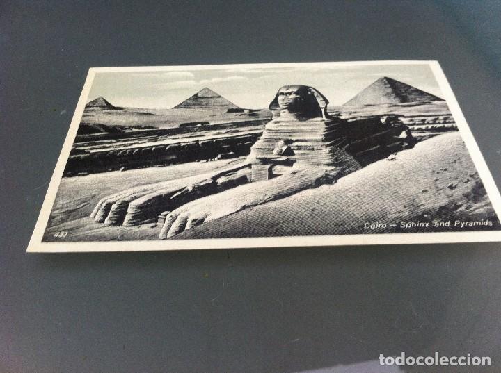 Postales: POSTAL (CAIRO. SPHINX AND PYRAMIDS). 14 x 9cm - Foto 1
