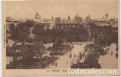 Postales: POSTAL DE MARRUECOS. TETUAN. PLAZA DE ESPA&Ntilde;A   P-AFyMA-669