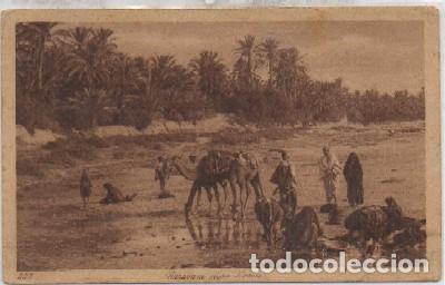 Postales: POSTAL DE MARRUECOS. CARABANE DANS L'OASIS   P-AFyMA-670