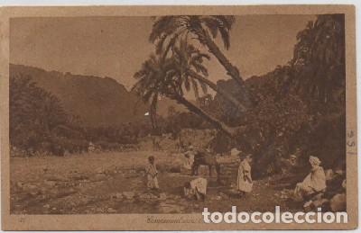 Postais: POSTAL DE MARRUECOS. CAMPEMENT DANS L'OASIS   P-AFyMA-684