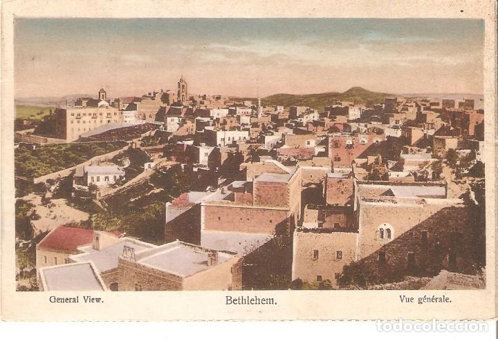 Postais: POSTAL ANTIGUA, ISRAEL, BETHLEHEM, GENERAL VIEW, SIN CIRCULAR