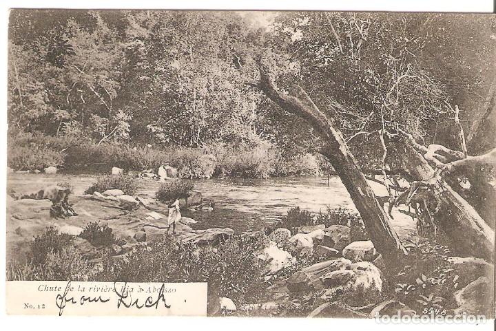 Postais: POSTAL ANTIGUA, NEW ZELAND, GOLD COAST, , CIRCULADA CON SU SELLO