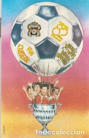 Postais: Argelia ** & Postal, Campionato del Mundo de F&uacute;tbol, Espa&ntilde;a 1982, Viva Argelia, Mustapha Tadjer (99)