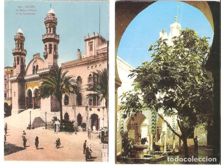 Postais: LOTE 2 POSTALES ANTIGUAS, ARGER, SIN CIRCULAR