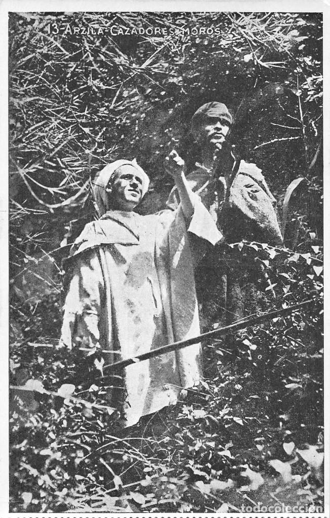 Postais: ARZILA.- CAZADORES MOROS