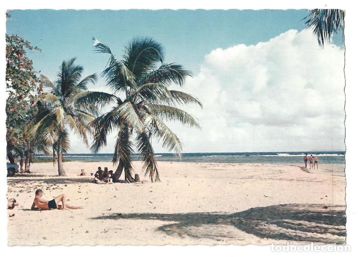 Postais: GUADELOUPE.- N&ordm; 02, SAINTE- ANNE. LA PLAGE- GUADALUPE. ANTILLAS- SIN CIRCULAR