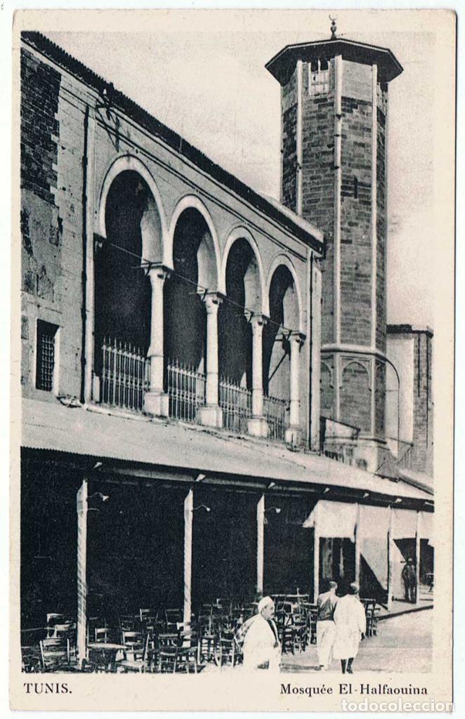Postais: Postal Tunez. Mosqu&eacute;e El-Halfaouina