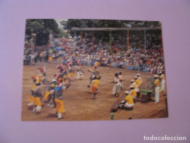 Postais: POSTAL DE SUD&Aacute;FRICA. BAILE TRIBAL DE MINEROS DE ORO.