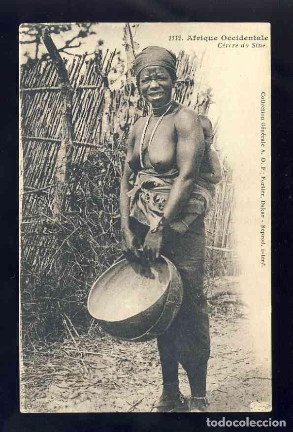 Postales: Postal del Senegal: Mujer. Desnudo - Foto 1