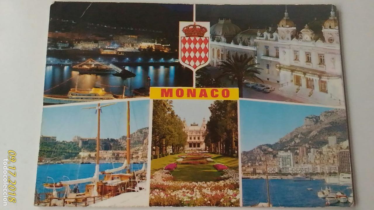Postales: POSTAL DE M&Oacute;NACO. DIVERSOS ASPECTOS. ESCRITA. - Foto 1