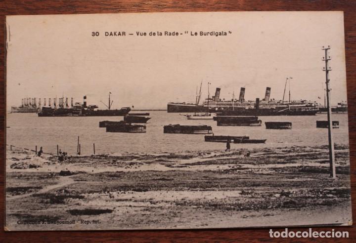 Postais: POSTAL DE SENEGAL-DAKAR- VUE DE LA RADE - A&Ntilde;OS 20