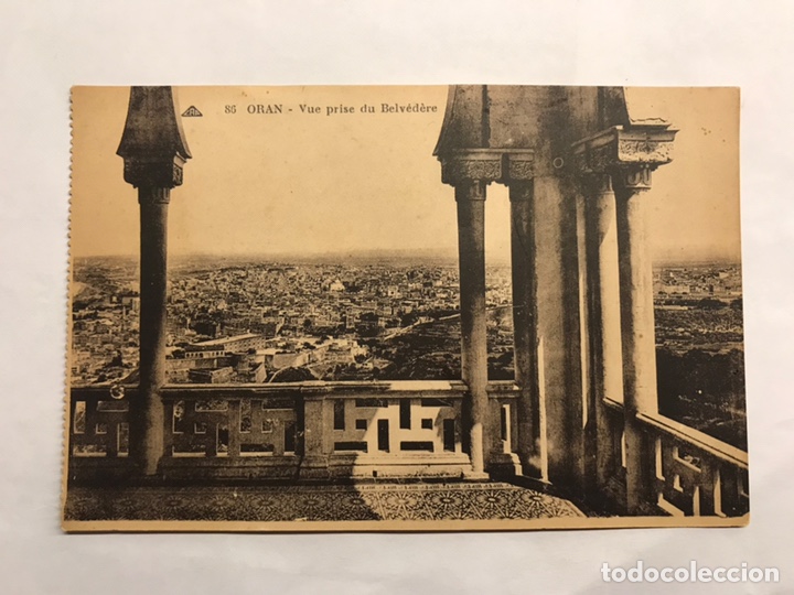 Postcards: ORAN (Argelia) Postal No. 86 Vista tomada desde Belvedere. Edita: Alsacianne des Arts Photomecanique