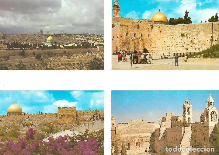 Postales: COLECCION DE 14 POSTALES DE JERUSALEN - Foto 4