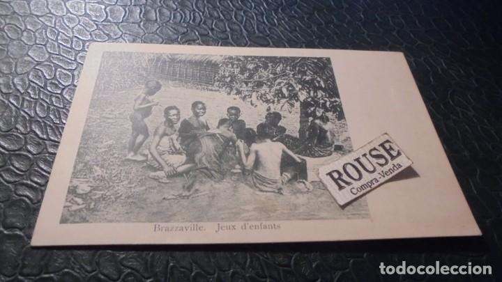 Cartes Postales: BRAZZAAVILLE ( CONGO ) JEUX D'ENFANTS - EDT. MENA VIEIRA & COEIHO - 14X9 CM.