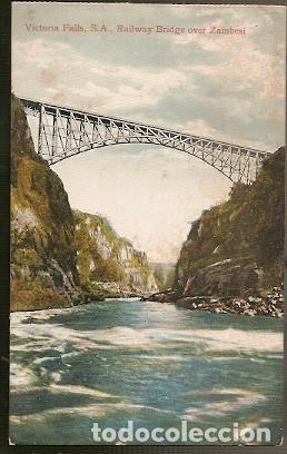 Cartes Postales: Sudafrica ** & Postal, Puente ferroviario sobre Zambezi, Cataratas Victoria (8811)