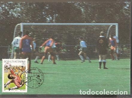 Postais: Bophuthatswana & Maximum , F&uacute;tbol, Deporte, Rankwawa 1987 (183)