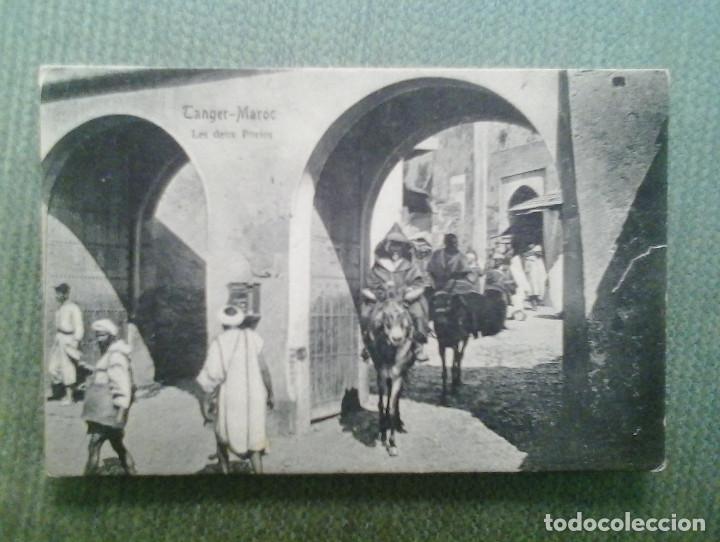 Cartes Postales: POSTAL TANGER MARRUECOS LAS DOS PUERTAS