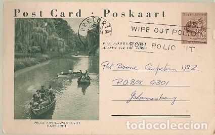 Postais: Sudafrica & Intero, Rio Wilge, Harrismith, Pretoria to Johannesburg 1961 (7689)