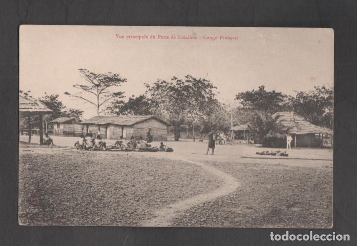 Cartes Postales: S0006 Postal del Congo Frances Leyenda vue principale du Poste de LOUDIMA Congo  Fran&ccedil;ais Sin circul