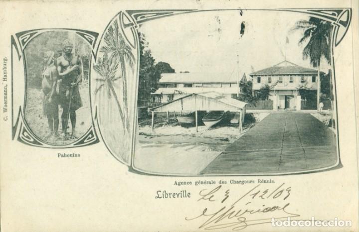 Cartes Postales: CONGO. LIBREVILLE. TIPO GRUSS. CIRCULADA EN 1903
