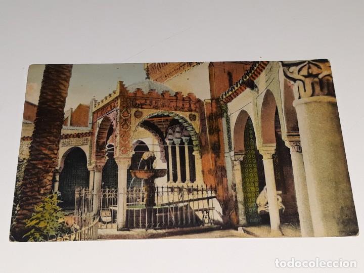 Cartes Postales: ANTIGUA TARJETA POSTAL N&ordm; 409 ORAN - INTERIOR DE LA MEZQUITA PACHA Y FUENTE ED. LA CIG&Uuml;E&Ntilde;A A&Ntilde;OS 40