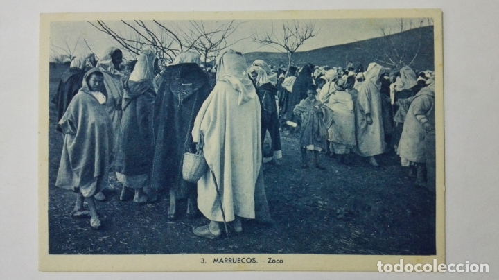 Postais: ANTIGUA POSTAL, MARRUECOS - ZOCO, EDITOR L. ROISIN