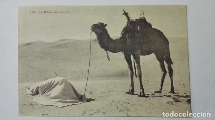 Postais: ANTIGUA POSTAL, LA PRIERE AU DESERT, N&ordm; 1120